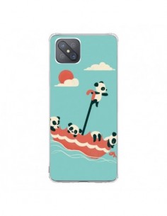 Coque Oppo Reno4 Z 5G Parapluie Flottant Panda - Jay Fleck