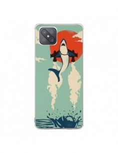 Coque Oppo Reno4 Z 5G Requin Avion Volant - Jay Fleck
