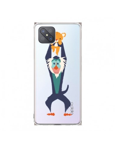 Coque Oppo Reno4 Z 5G Futur Roi Lion King Rafiki Transparente - Jay Fleck