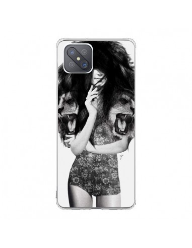 Coque Oppo Reno4 Z 5G Femme Lion - Jenny Liz Rome