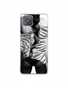 Coque Oppo Reno4 Z 5G Femme Zebre - Jenny Liz Rome