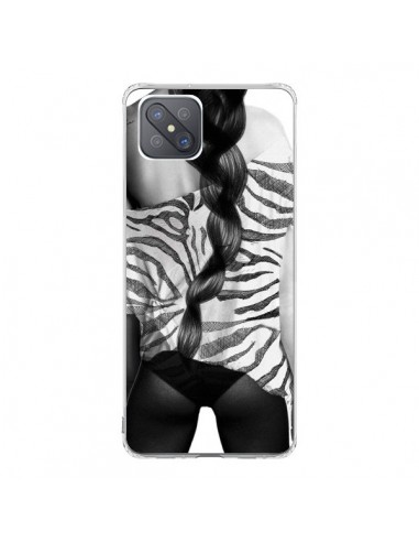 Coque Oppo Reno4 Z 5G Femme Zebre - Jenny Liz Rome