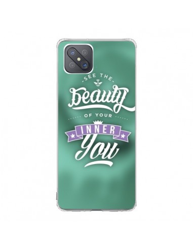 Coque Oppo Reno4 Z 5G Beauty Vert - Javier Martinez