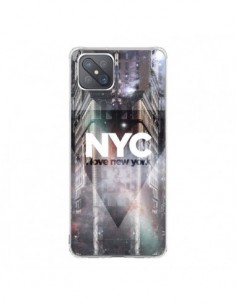 Coque Oppo Reno4 Z 5G I Love New York City Violet -...