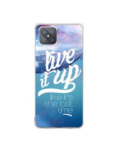 Coque Oppo Reno4 Z 5G Last Time Bleu - Javier Martinez