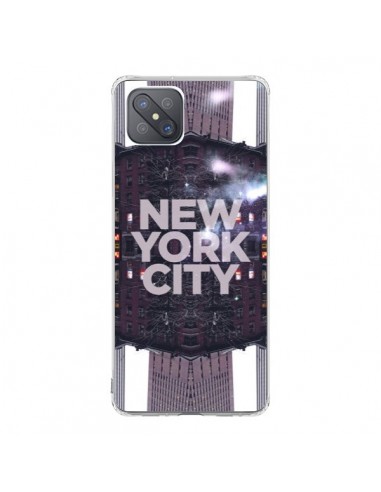 Coque Oppo Reno4 Z 5G New York City Violet - Javier Martinez
