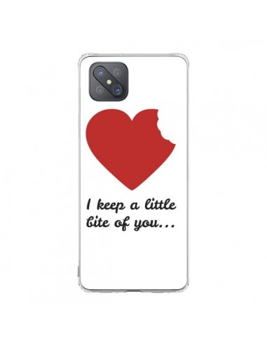 Coque Oppo Reno4 Z 5G I Keep a little bite of you Coeur Love Amour - Julien Martinez
