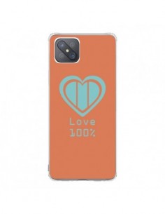 Coque Oppo Reno4 Z 5G Love 100% Coeur Amour - Julien...