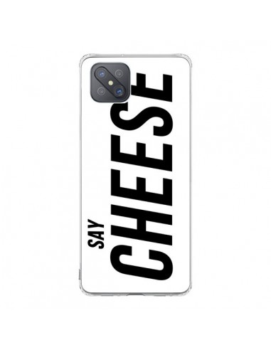 Coque Oppo Reno4 Z 5G Say Cheese Smile Blanc - Jonathan Perez