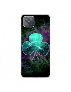 Coque Oppo Reno4 Z 5G Nebula Club Trèfle Galaxie -...