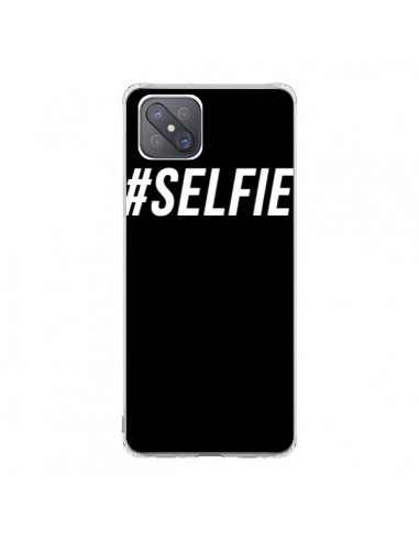 Coque Oppo Reno4 Z 5G Hashtag Selfie Blanc Vertical - Jonathan Perez