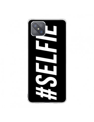 Coque Oppo Reno4 Z 5G Hashtag Selfie Noir Horizontal - Jonathan Perez