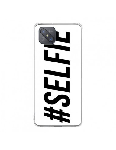 Coque Oppo Reno4 Z 5G Hashtag Selfie Blanc Horizontal - Jonathan Perez