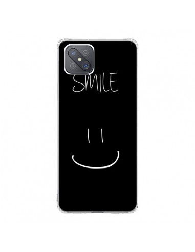Coque Oppo Reno4 Z 5G Smile Souriez Noir - Jonathan Perez