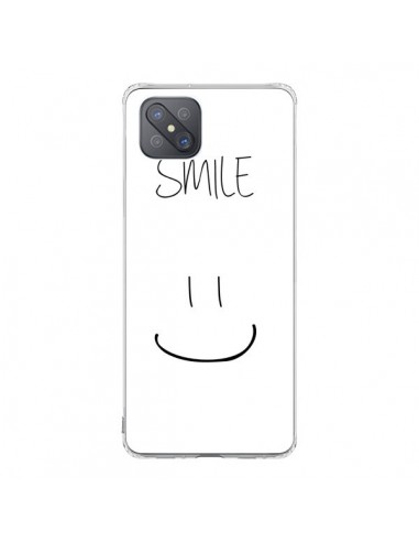 Coque Oppo Reno4 Z 5G Smile Souriez en Blanc - Jonathan Perez