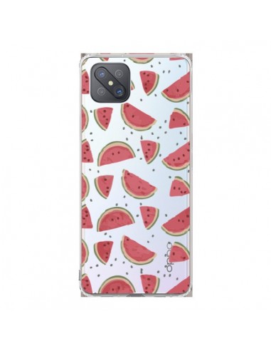 Coque Oppo Reno4 Z 5G Pasteques Watermelon Fruit Transparente - Dricia Do