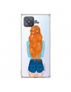 Coque Oppo Reno4 Z 5G Red Hair Don't Care Rousse...