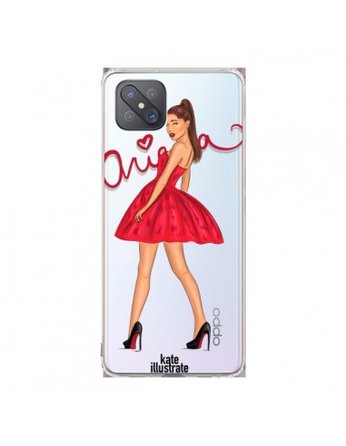 Coque Oppo Reno4 Z 5G Ariana Grande Chanteuse Singer Transparente - kateillustrate