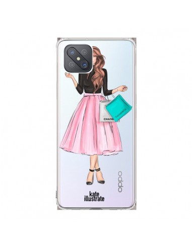 Coque Oppo Reno4 Z 5G Shopping Time Transparente - kateillustrate