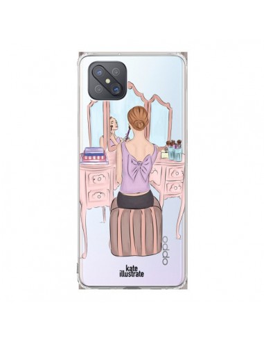 Coque Oppo Reno4 Z 5G Vanity Coiffeuse Make Up Transparente - kateillustrate