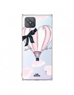 Coque Oppo Reno4 Z 5G Love is in the Air Love Montgolfier...