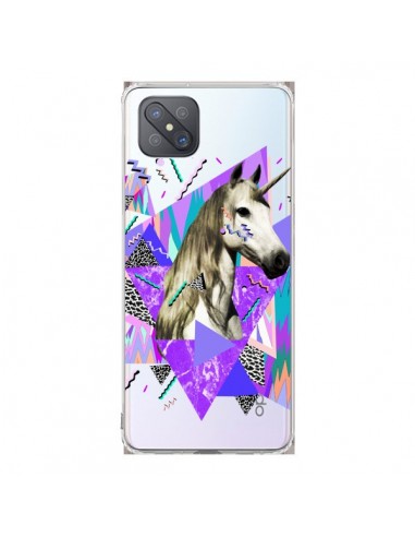 Coque Oppo Reno4 Z 5G Licorne Unicorn Azteque Transparente - Kris Tate