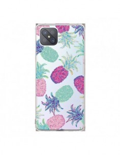 Coque Oppo Reno4 Z 5G Ananas Pineapple Fruit Ete Summer...