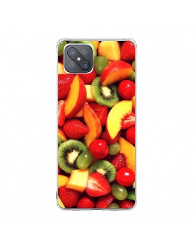 Coque Oppo Reno4 Z 5G Fruit Kiwi Fraise - Laetitia