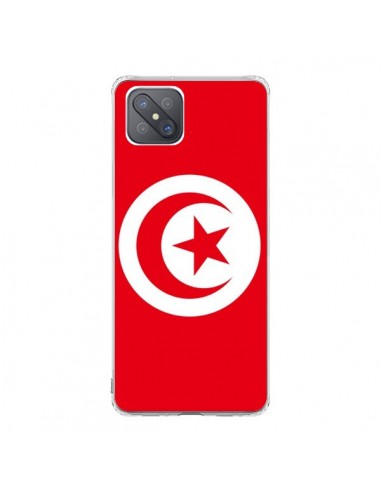 Coque Oppo Reno4 Z 5G Drapeau Tunisie Tunisien - Laetitia