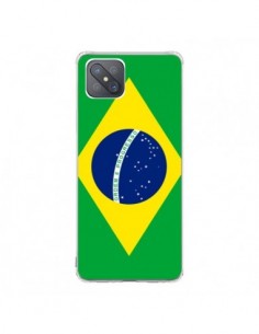 Coque Oppo Reno4 Z 5G Drapeau Brésil Brésilien - Laetitia