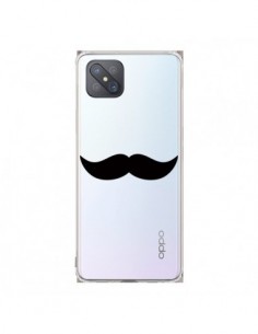 Coque Oppo Reno4 Z 5G Moustache Movember Transparente -...