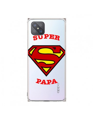 Coque Oppo Reno4 Z 5G Super Papa Transparente - Laetitia