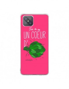 Coque Oppo Reno4 Z 5G Toi tu as un coeur d'artichaut -...