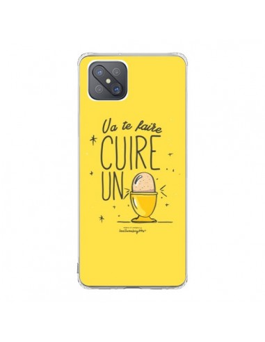 Coque Oppo Reno4 Z 5G Va te faire cuir un oeuf jaune - Leellouebrigitte