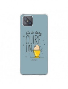 Coque Oppo Reno4 Z 5G Va te faire cuir un oeuf gris -...