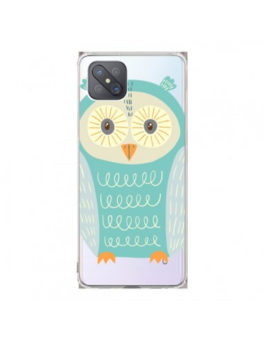 Coque Oppo Reno4 Z 5G Hibou Owl Transparente - Petit Griffin