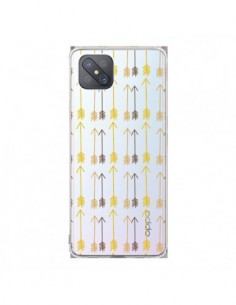 Coque Oppo Reno4 Z 5G Fleche Arrow Transparente - Petit...