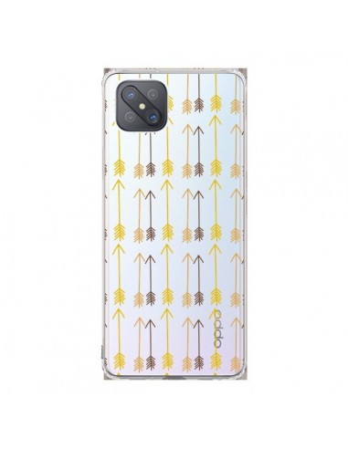 Coque Oppo Reno4 Z 5G Fleche Arrow Transparente - Petit Griffin