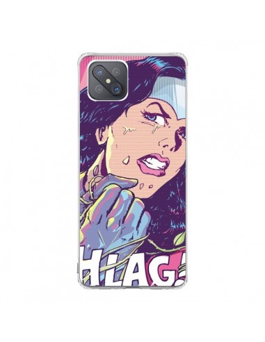 Coque Oppo Reno4 Z 5G Girl Shlag Comics BD - Lassana