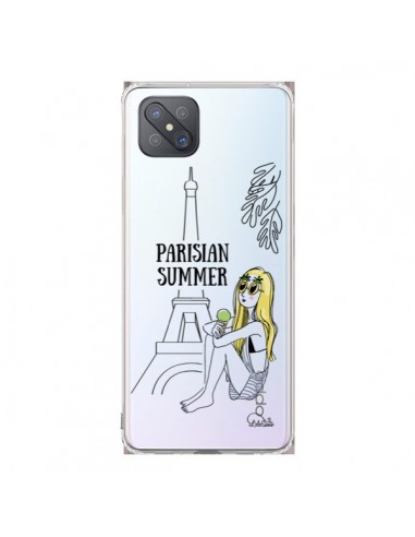 Coque Oppo Reno4 Z 5G Parisian Summer Ete Parisien Transparente - Lolo Santo