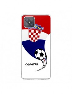 Coque Oppo Reno4 Z 5G Equipe Croatie Croatia Football -...