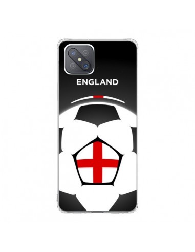 Coque Oppo Reno4 Z 5G Angleterre Ballon Football - Madotta