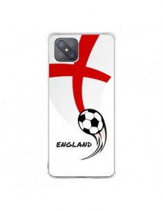 Coque Oppo Reno4 Z 5G Equipe Angleterre England Football...