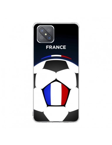 Coque Oppo Reno4 Z 5G France Ballon Football - Madotta