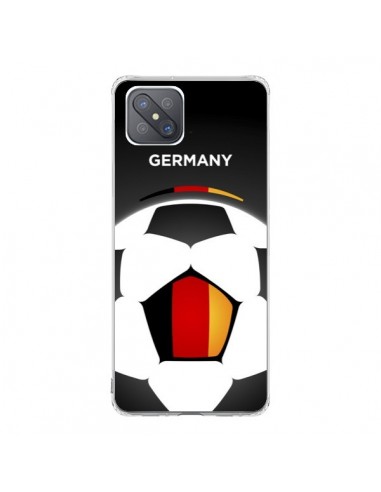 Coque Oppo Reno4 Z 5G Allemagne Ballon Football - Madotta