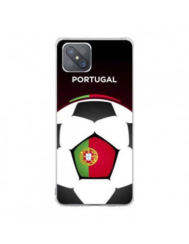 Coque Oppo Reno4 Z 5G Portugal Ballon Football - Madotta