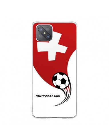 Coque Oppo Reno4 Z 5G Equipe Suisse Switzerland Football - Madotta