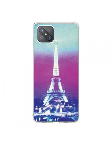 Coque Oppo Reno4 Z 5G Tour Eiffel Night - Mary Nesrala