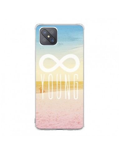 Coque Oppo Reno4 Z 5G Forever Young Plage - Mary Nesrala