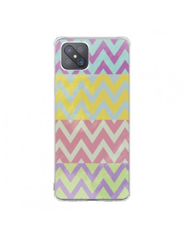 Coque Oppo Reno4 Z 5G Chevron Summer Triangle Azteque - Mary Nesrala